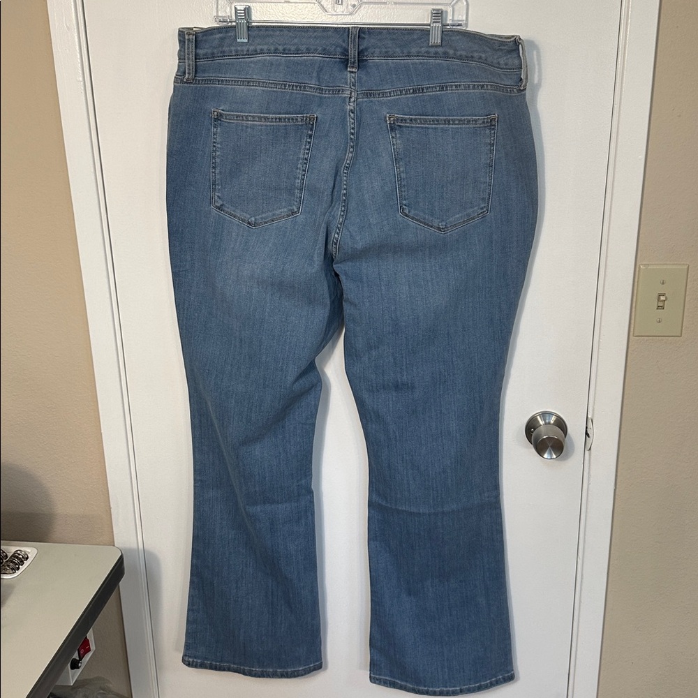 NWT Size 18W, Mid-Rise & Boot Cut Blue Jeans by St. John’s Bay - Picture 5 of 7